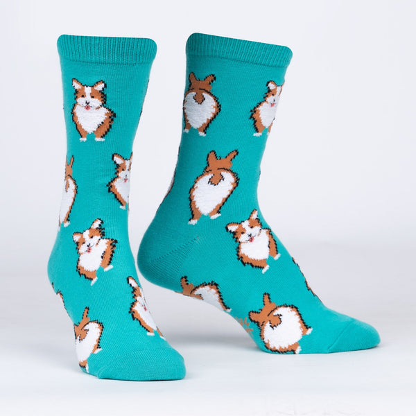 Sock It To Me Nothin' Butt Corgis Crew Socks