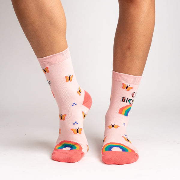 sock it to me Oh Honey Crew Socks