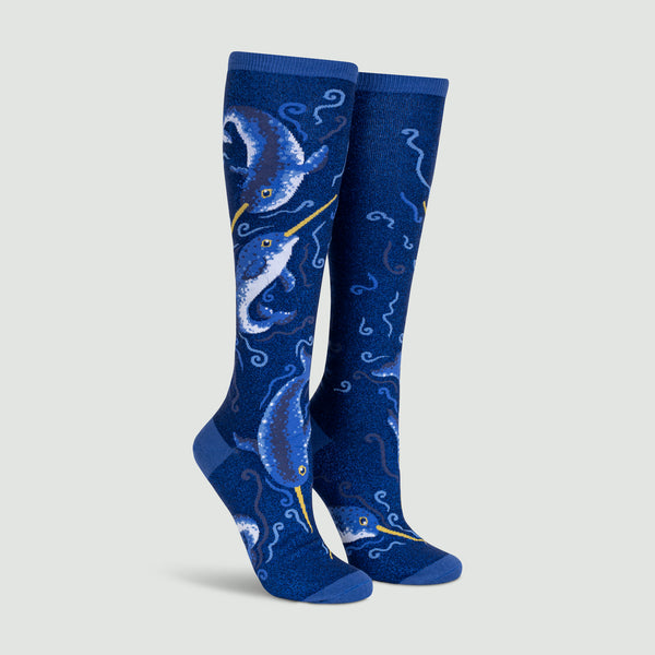 Sock It To Me Once Upon A Narwhal Knee High Socks