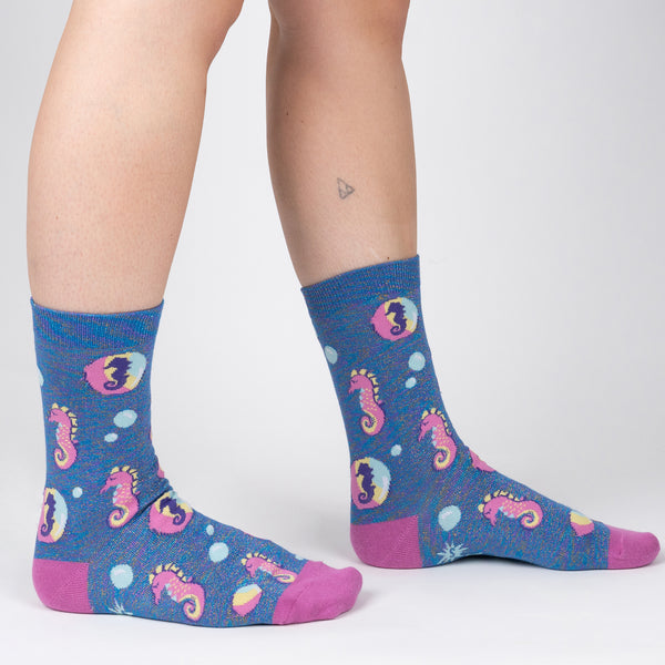 sock it to me One Fine Sea Equine Crew Socks