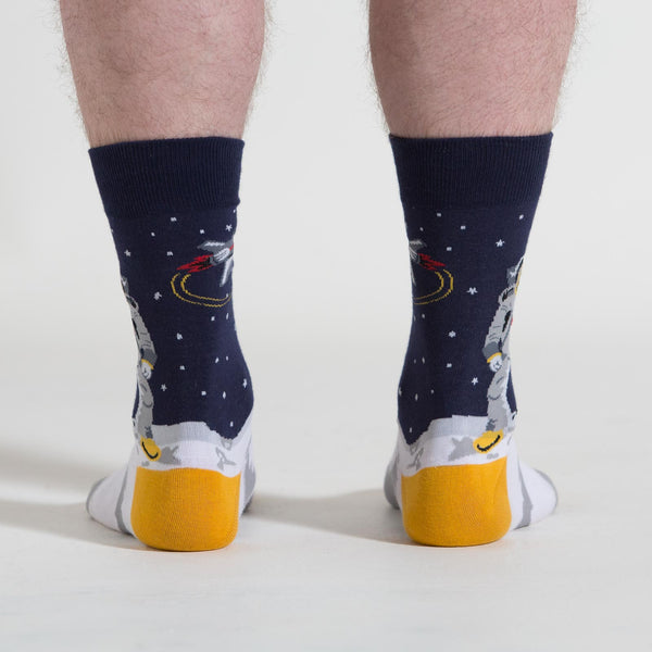 Sock It To Me One Giant Leap Men's Crew Socks