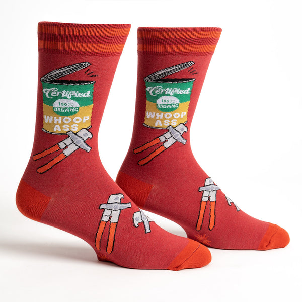 Sock It To Me Opening Up A Can Crew Socks
