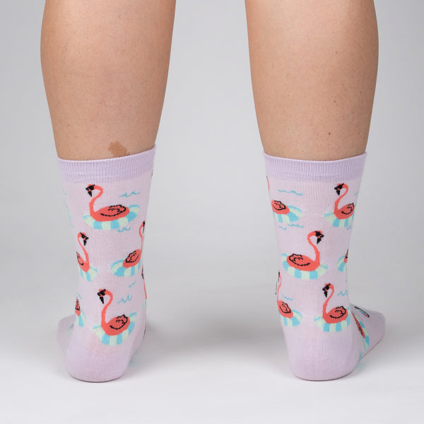 Sock It To Me Party Like A Flock Star Crew Socks