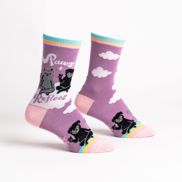 Sock It To Me Paws + Reflect Crew Socks