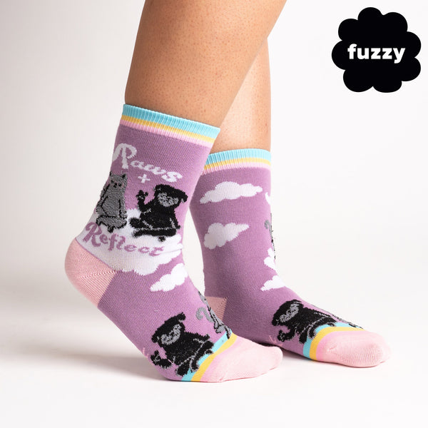 sock it to me Paws + Reflect Crew Socks