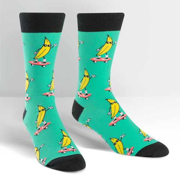 Sock It To Me Peeling Out Men's Crew Socks