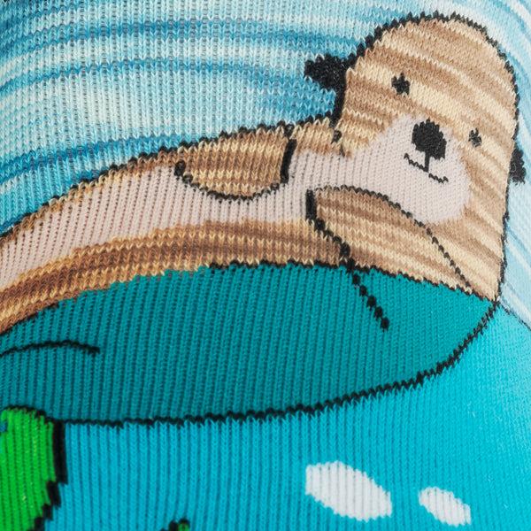 Sock It To Me Plays Well With Otters Crew Socks