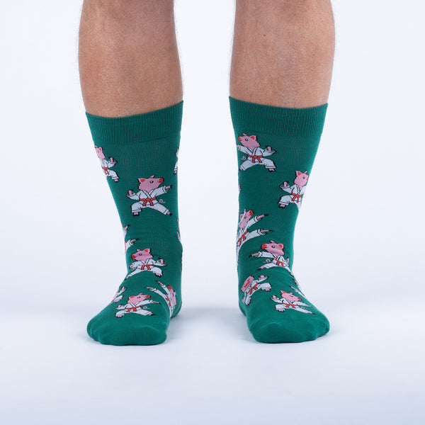 Sock It To Me Pork Chop Crew Socks