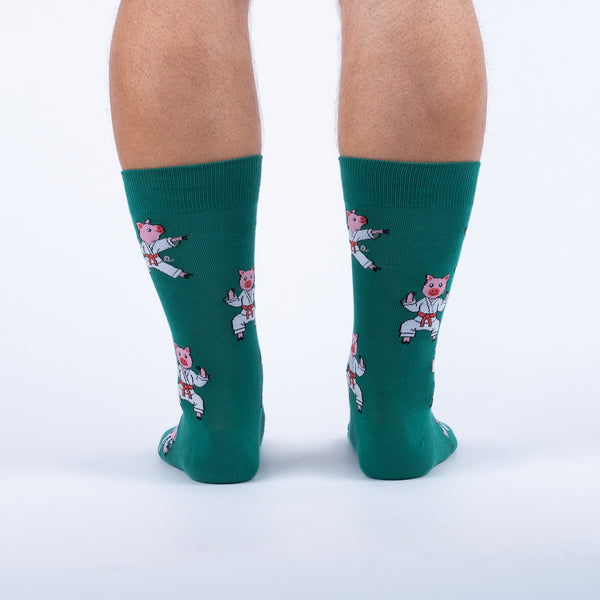Sock It To Me Pork Chop Crew Socks