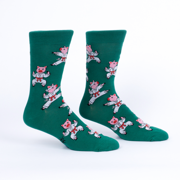 Sock It To Me Pork Chop Crew Socks