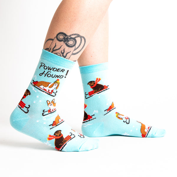sock it to me Powder Hound Crew Socks
