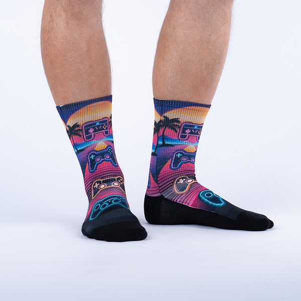 Sock It To Me Press Start Performance Crew Socks
