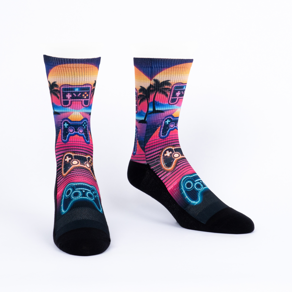 Sock It To Me Press Start Performance Crew Socks