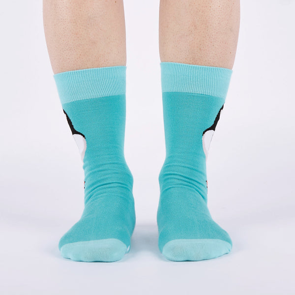 Sock It To Me Puffin Awesome Crew Socks