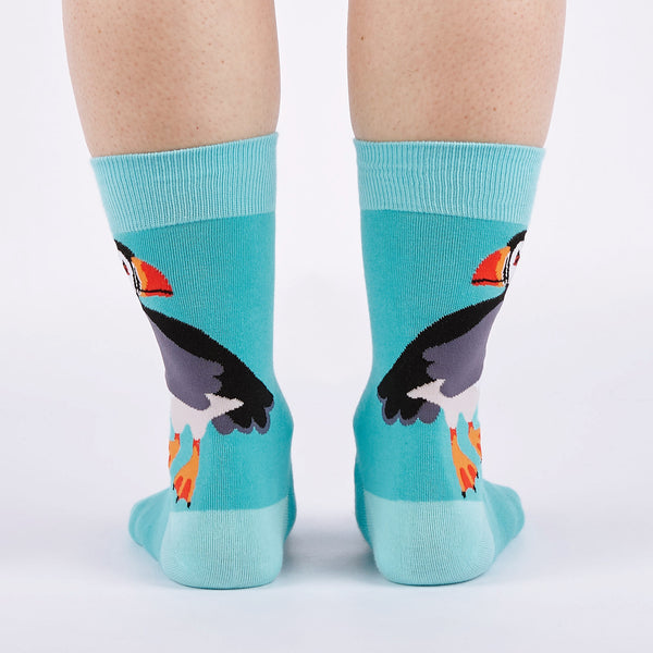 Sock It To Me Puffin Awesome Crew Socks