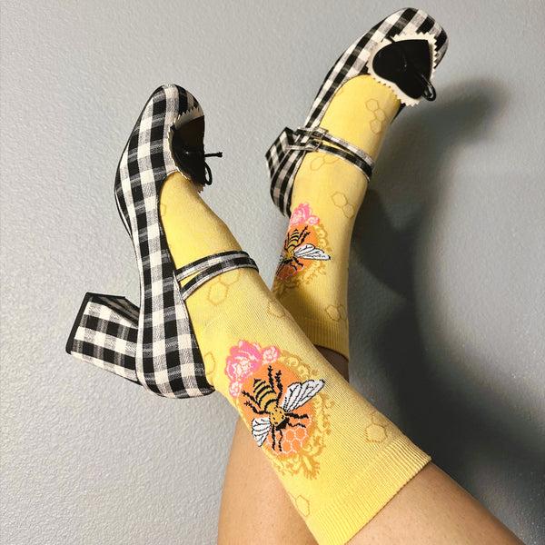 Sock It To Me Queen Bee Women's Crew Socks
