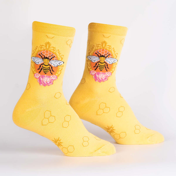 Sock It To Me Queen Bee Women's Crew Socks
