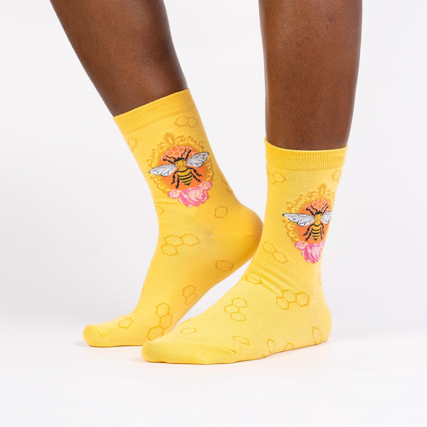 sock it to me Queen Bee Women's Crew Socks