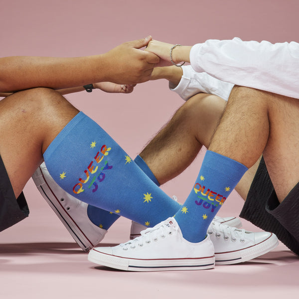 Sock It To Me Queer Joy Stretch-It Knee High Socks