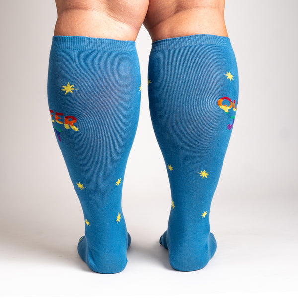 Sock It To Me Queer Joy Stretch-It Knee High Socks