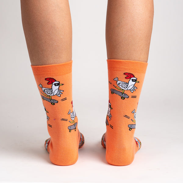 Sock It To Me Rad Chicken Women's Crew Socks