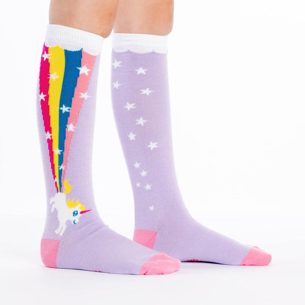 sock it to me Rainbow Blast Junior Knee Socks