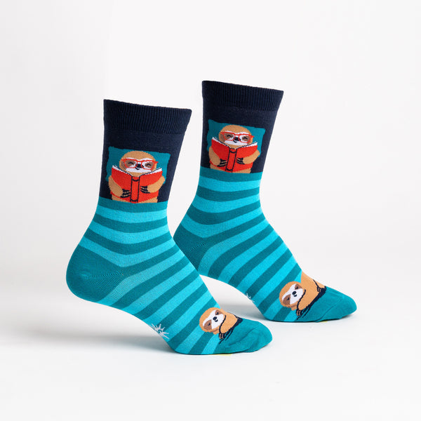 Sock It To Me Read Sleep Repeat Crew Socks