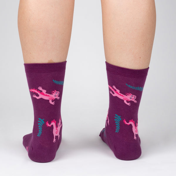 Sock It To Me Relaxolotl Crew Socks