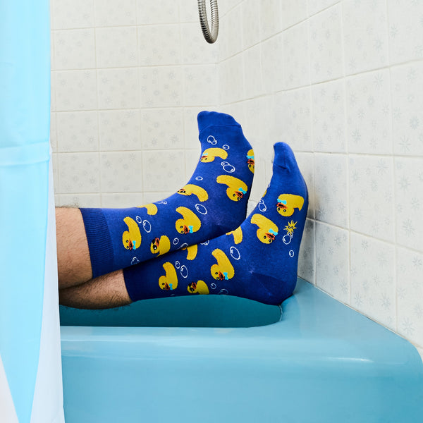 Sock It To Me Rubber Duckie Crew Socks