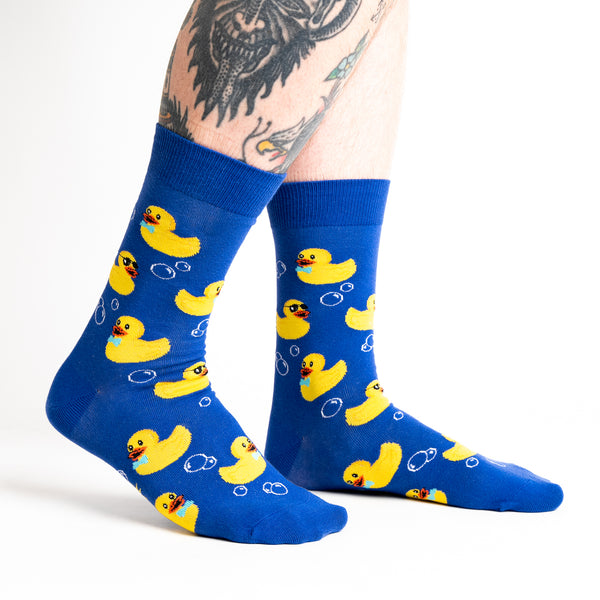 sock it to me Rubber Duckie Crew Socks