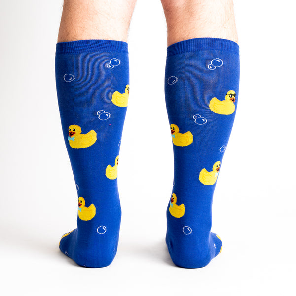 Sock It To Me Rubber Duckie Stretch-It Knee Highs