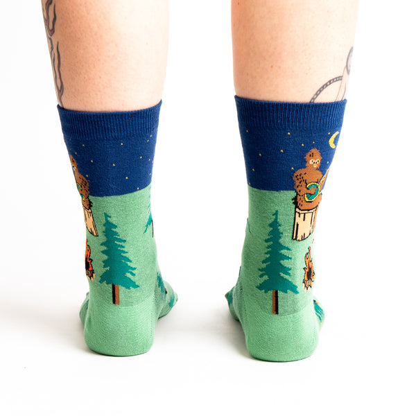 Sock It To Me Sasquatch Campout Crew Socks