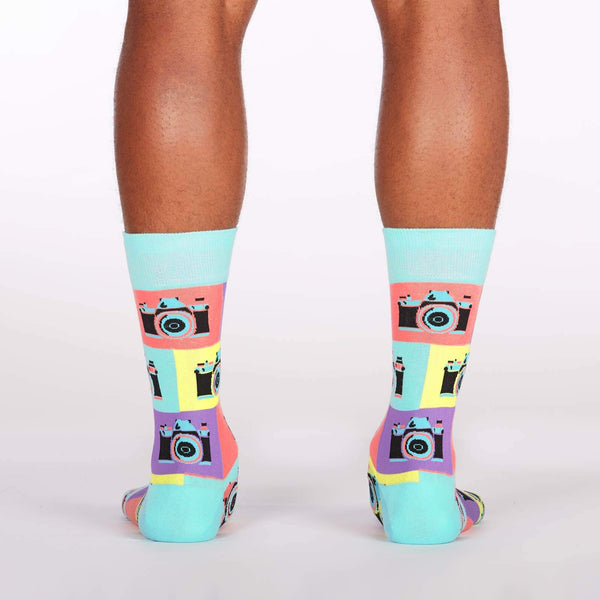 Sock It To Me Say Cheese Men's Crew Socks