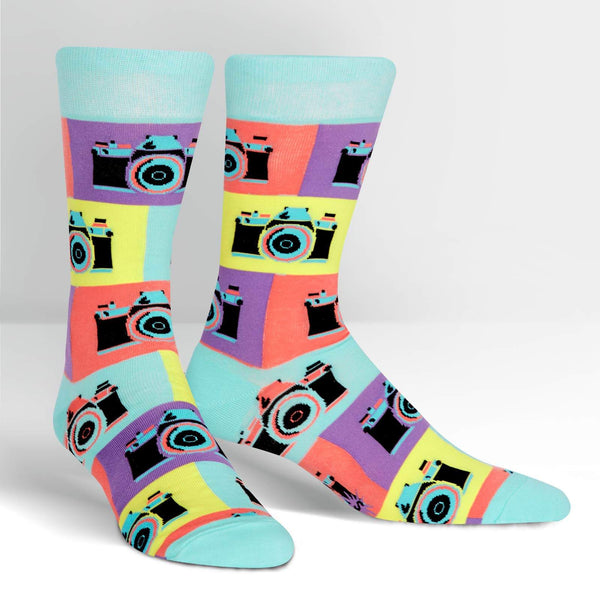 Sock It To Me Say Cheese Men's Crew Socks