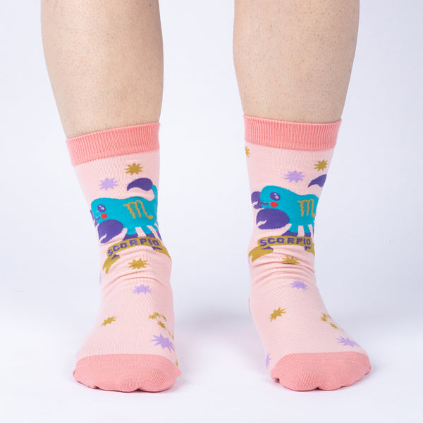 Sock It To Me Scorpio Greeting Card With Socks