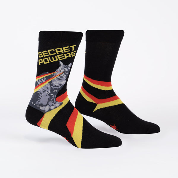 Sock It To Me Secret Powers Men's Crew Socks