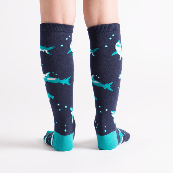 Sock It To Me Shark Attack Junior Knee Socks