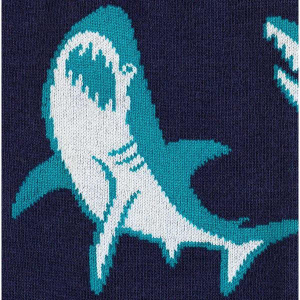 Sock It To Me Shark Attack Men's Crew Socks