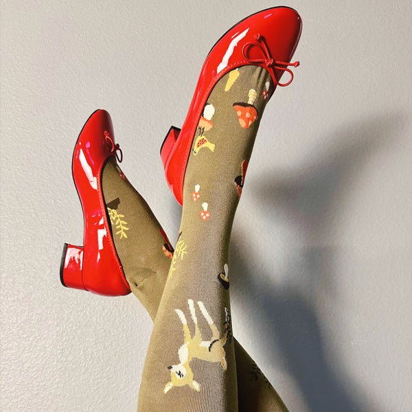 Sock It To Me Shroom And Board Knee High Socks