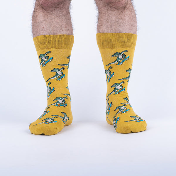 Sock It To Me Skateboarding Gator Crew Socks