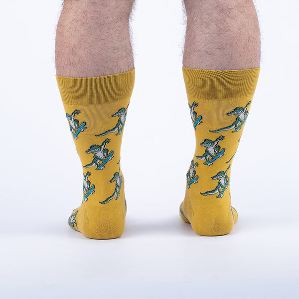 Sock It To Me Skateboarding Gator Crew Socks