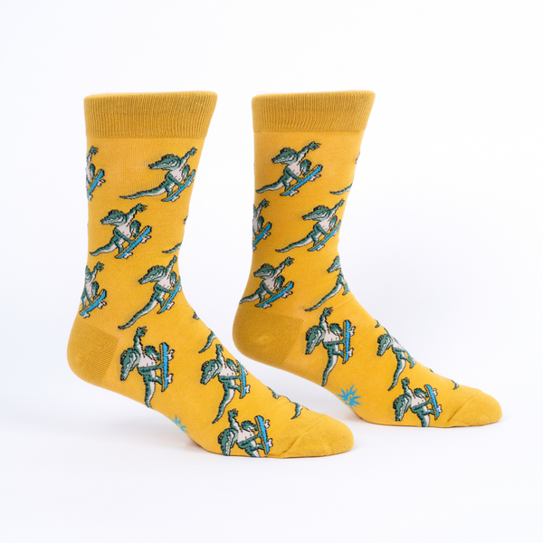Sock It To Me Skateboarding Gator Crew Socks