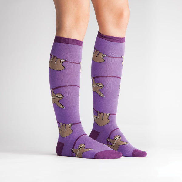 sock it to me Sloth Knee High Socks