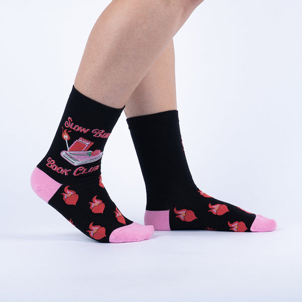 sock it to me Slow Burn Crew Socks