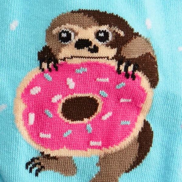 Sock It To Me Snackin' Sloth Crew Socks