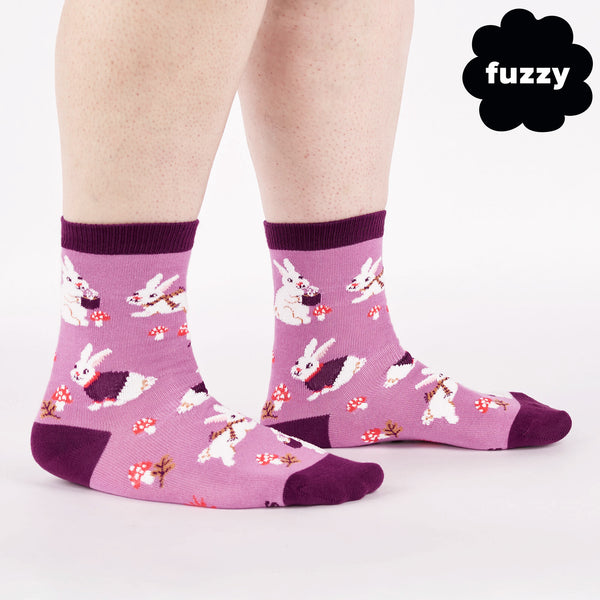 sock it to me Snuggle Bunny Crew Socks