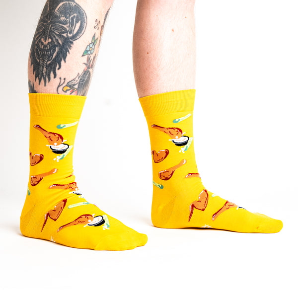 sock it to me Spread Your Wings and Fry Crew Socks