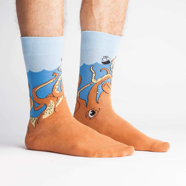 sock it to me Squid-O Men's Crew Socks