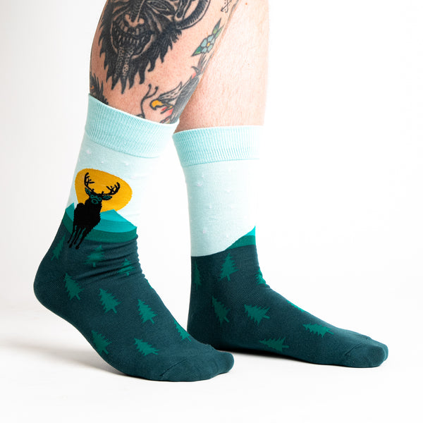 sock it to me Star Buck Crew Socks