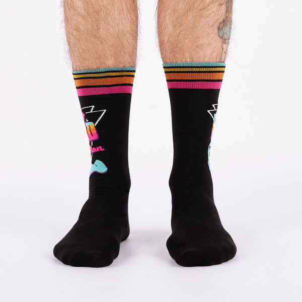 Sock It To Me Stay Rad Man Crew Socks